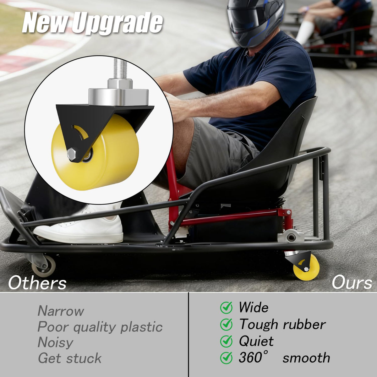 Zelvoro lifestyle ride action on pavement showing durable performance benefit