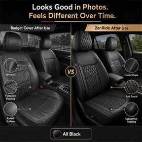 ZenRide side profile of seat contour displaying snug 3D fit and comfort