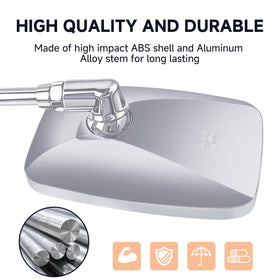 ZENTHOR aluminum stem detail illustrating durable construction and vibration resistance