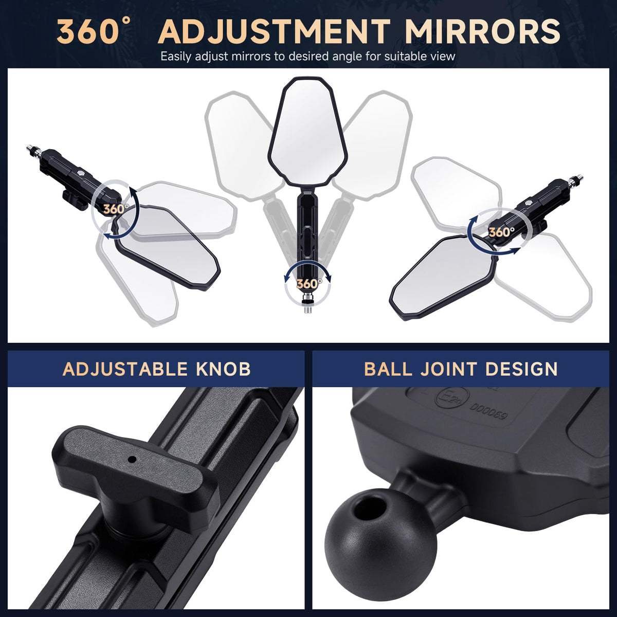 ZENTHOR close-up of larger ball-joint demonstrating vibration reduction