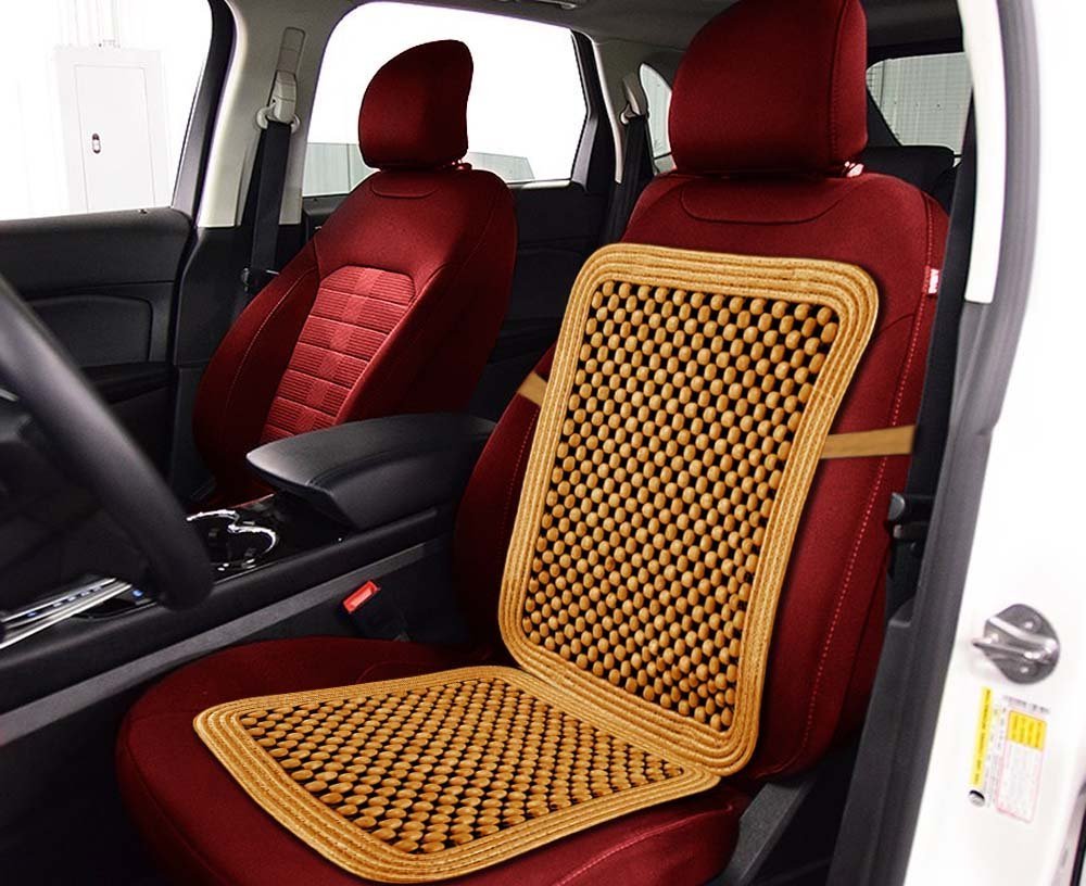 Zento Deals installed on car bucket seat improving airflow and seat comfort