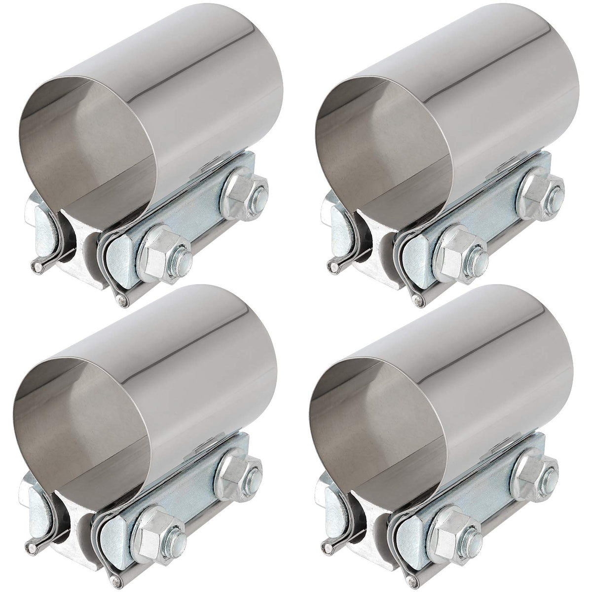 ZEONHAK front view of four-pack clamps showing neat packaging and durable finish