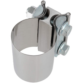 ZEONHAK clamp installed on exhaust pipe demonstrating secure, even sealing