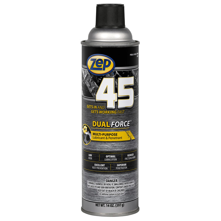 Zep 45 front packaging showing product and benefits