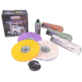 Zephyr front packaging showing complete polishing kit and benefits