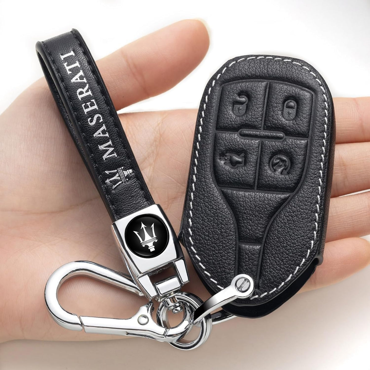 ZERAL key shell placed on car center console complementing interior style