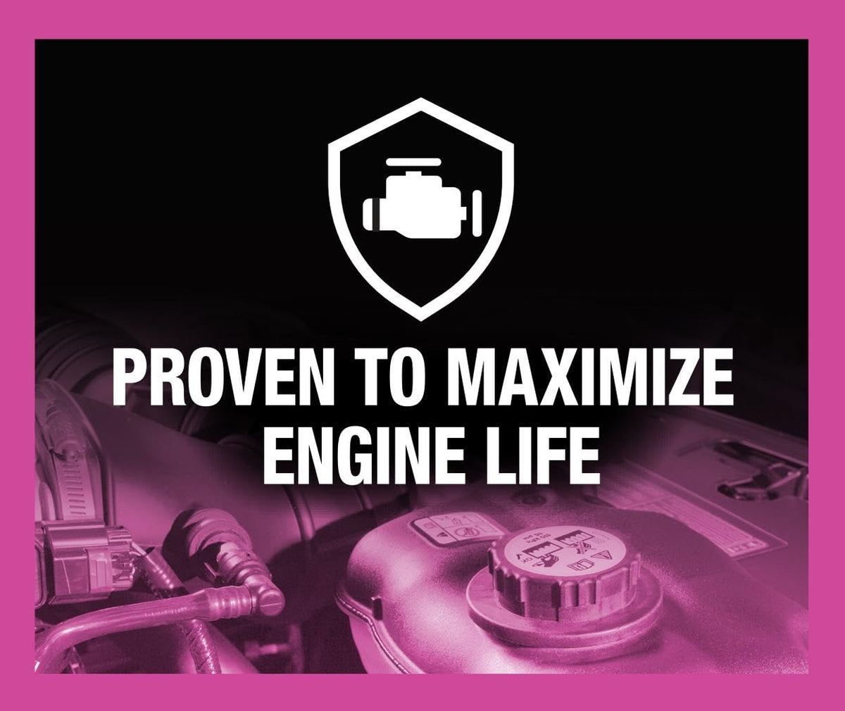Zerex gallon on a parts shelf conveying fleet-ready availability