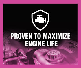 Zerex gallon on a parts shelf conveying fleet-ready availability