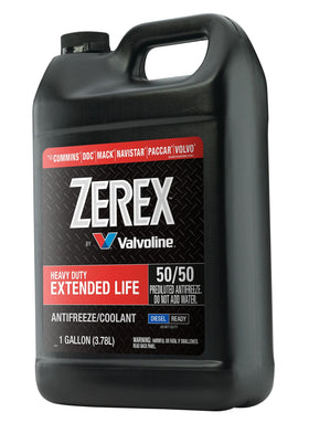 close-up of Zerex red coolant fluid texture showing clarity and quality