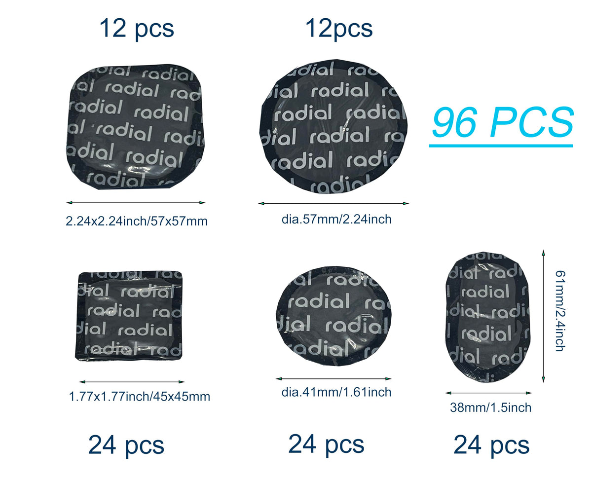 ZERINT close-up of black vulcanizing gum and blue backing highlighting durable texture
