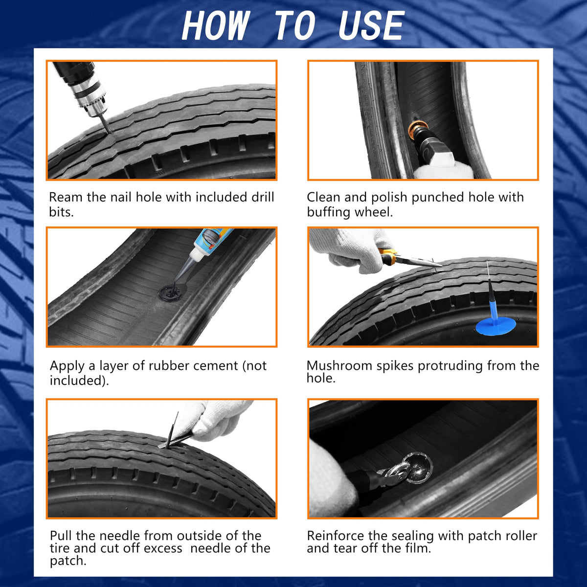 ZERINT kit in use fixing a car tire roadside for fast dependable repair