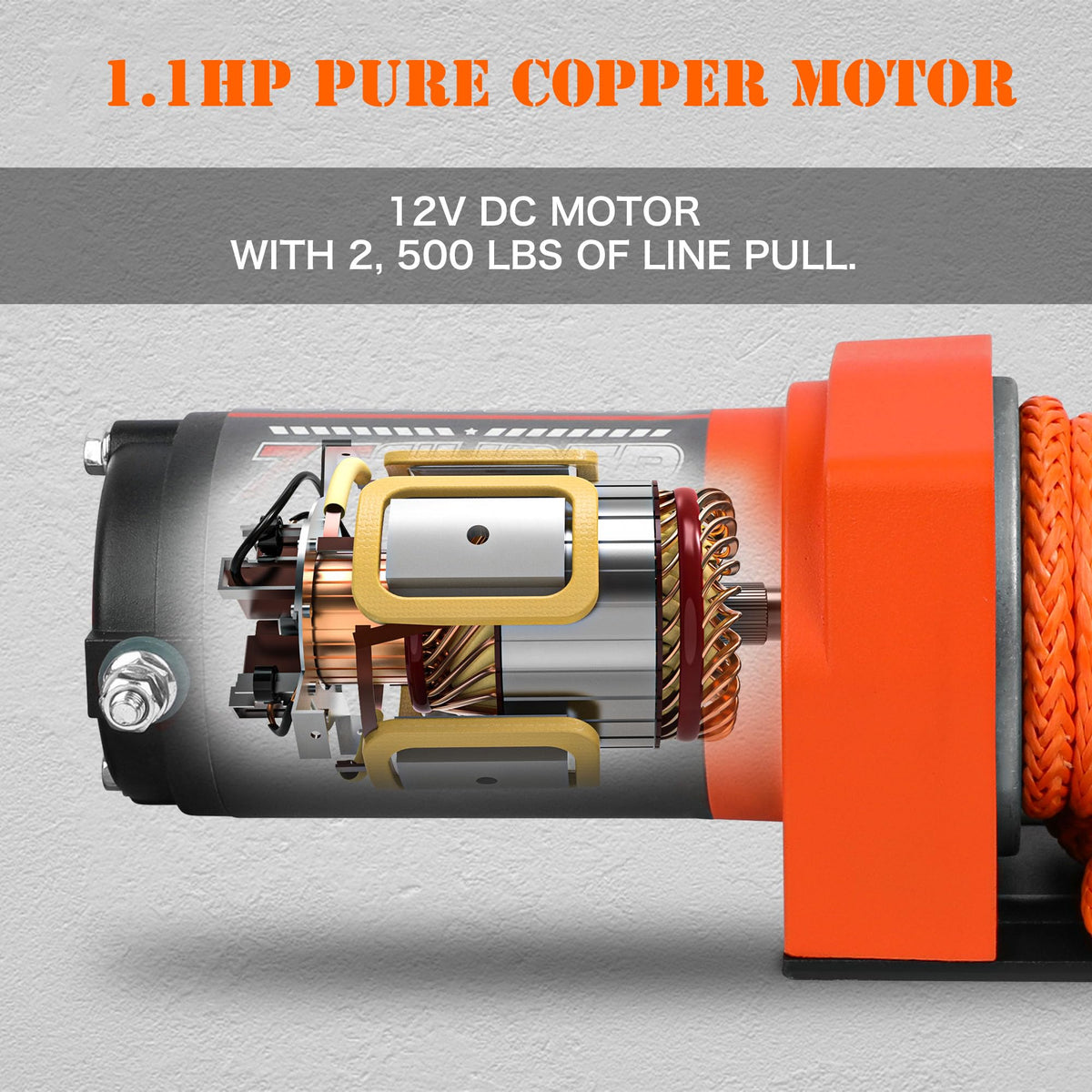 ZESUPER synthetic rope close-up showing flexible, lightweight safety benefit