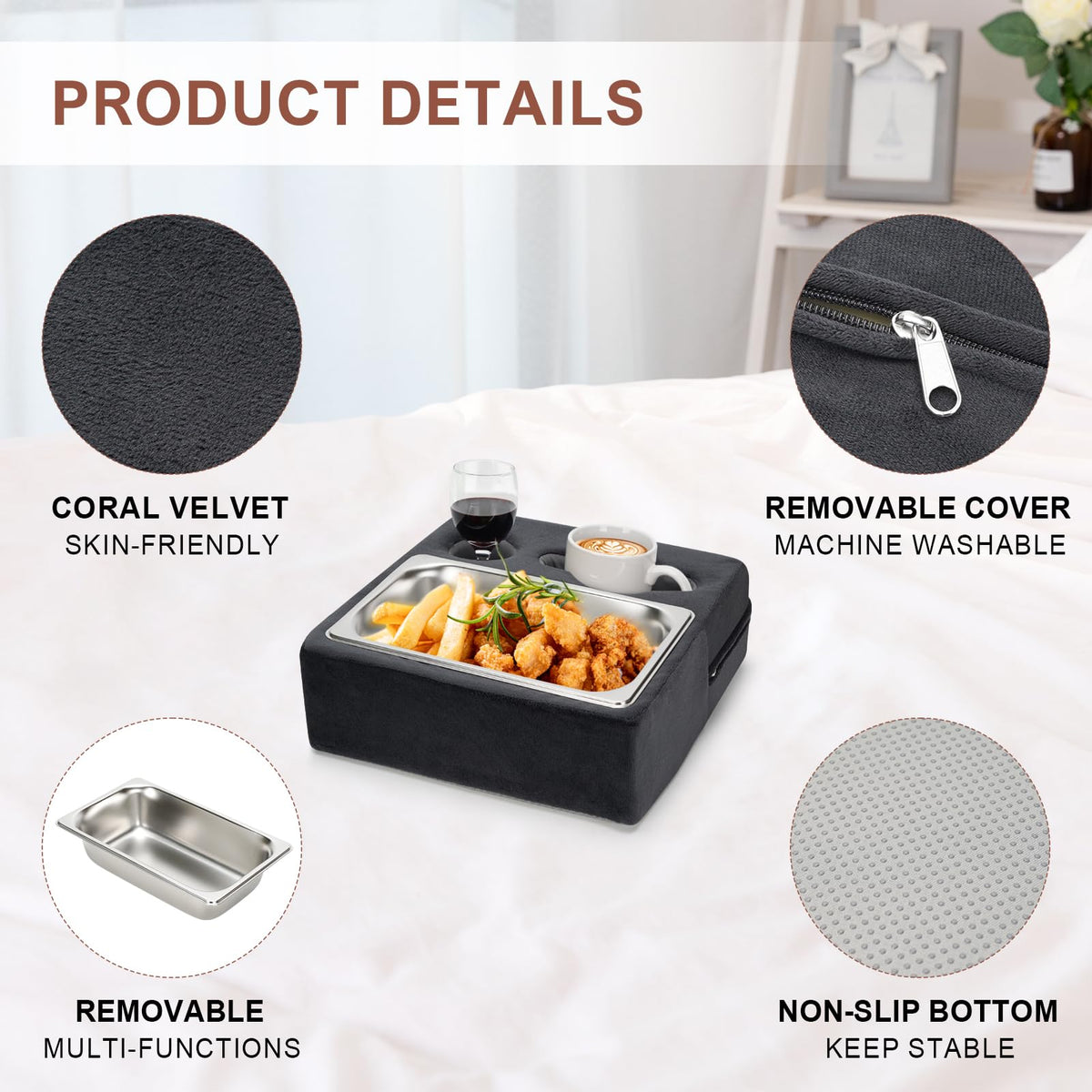 Zettfuly carry handle visible for easy portability and travel