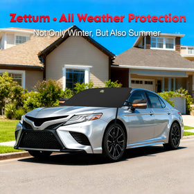 Zettum in a winter morning scene showing protection and time-saving benefit