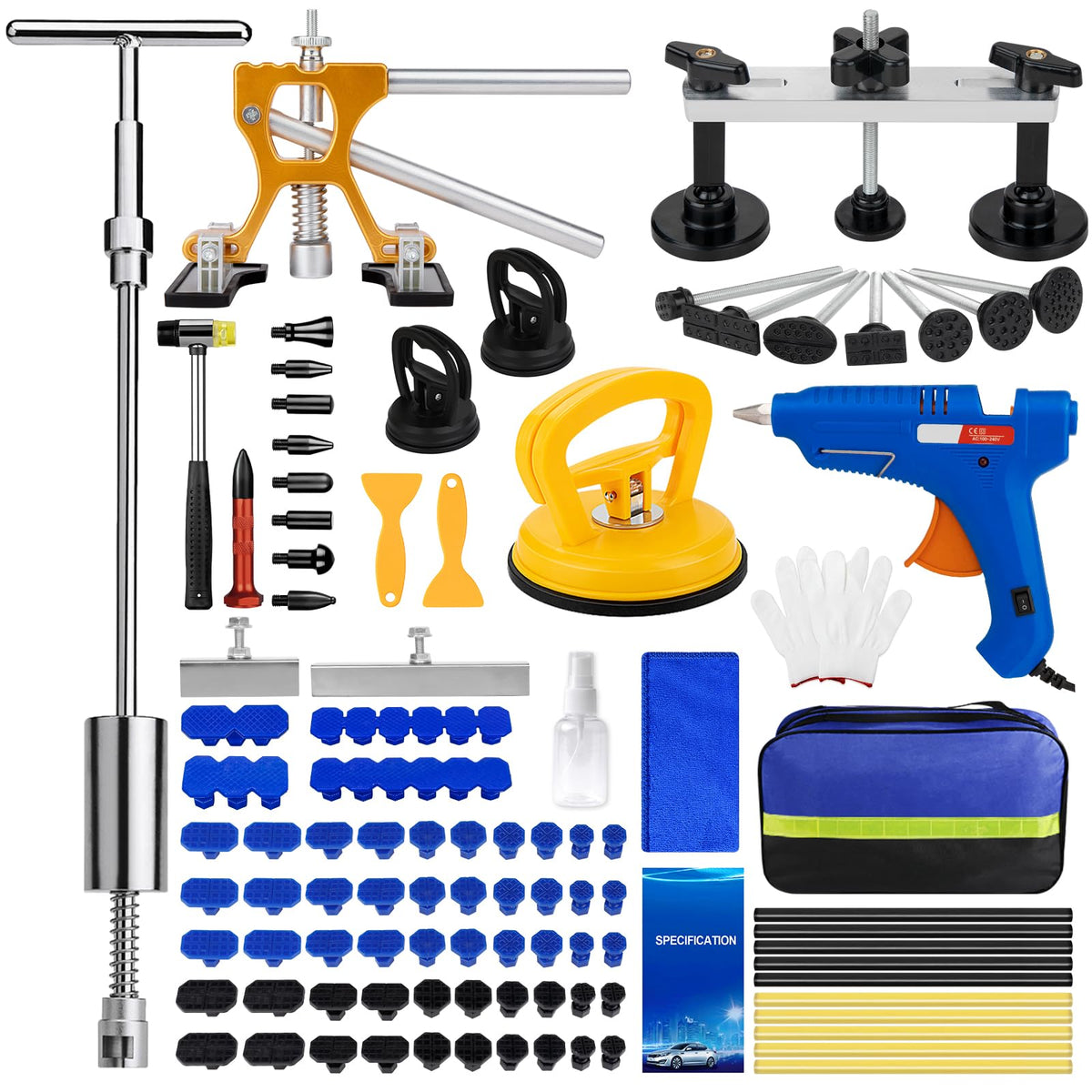 ZEUSFIRE front packaging showing full 135-piece kit for fast repairs
