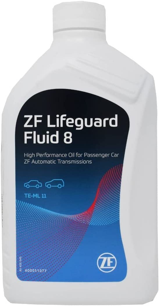 ZF Lifeguard Fluid 8 front can showing label and clear product identification for correct use