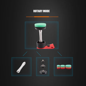 ZFE polisher held in hand illustrating compact size and portability