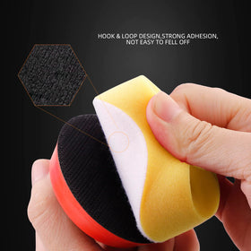 ZFE pad polishing a car bumper illustrating controlled finishing benefit