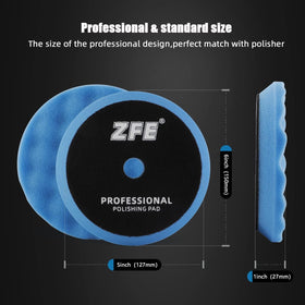 ZFE wool pad fibers detailed to show strong pickup and even wax spread