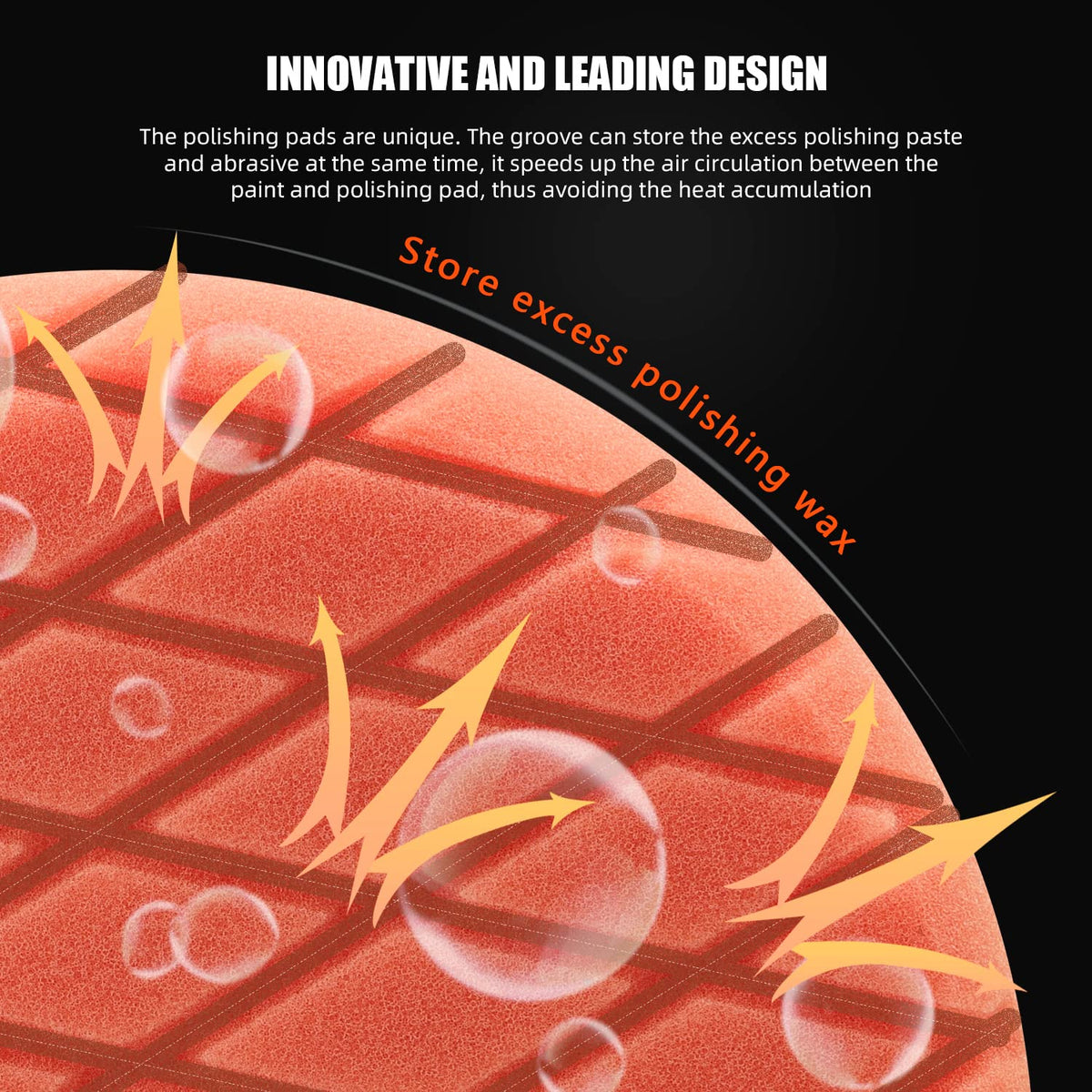 ZFE wool pad detail showing dense fibers for aggressive compounding and faster defect removal