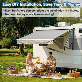 Zgrao hardware and instructions included for easy DIY installation
