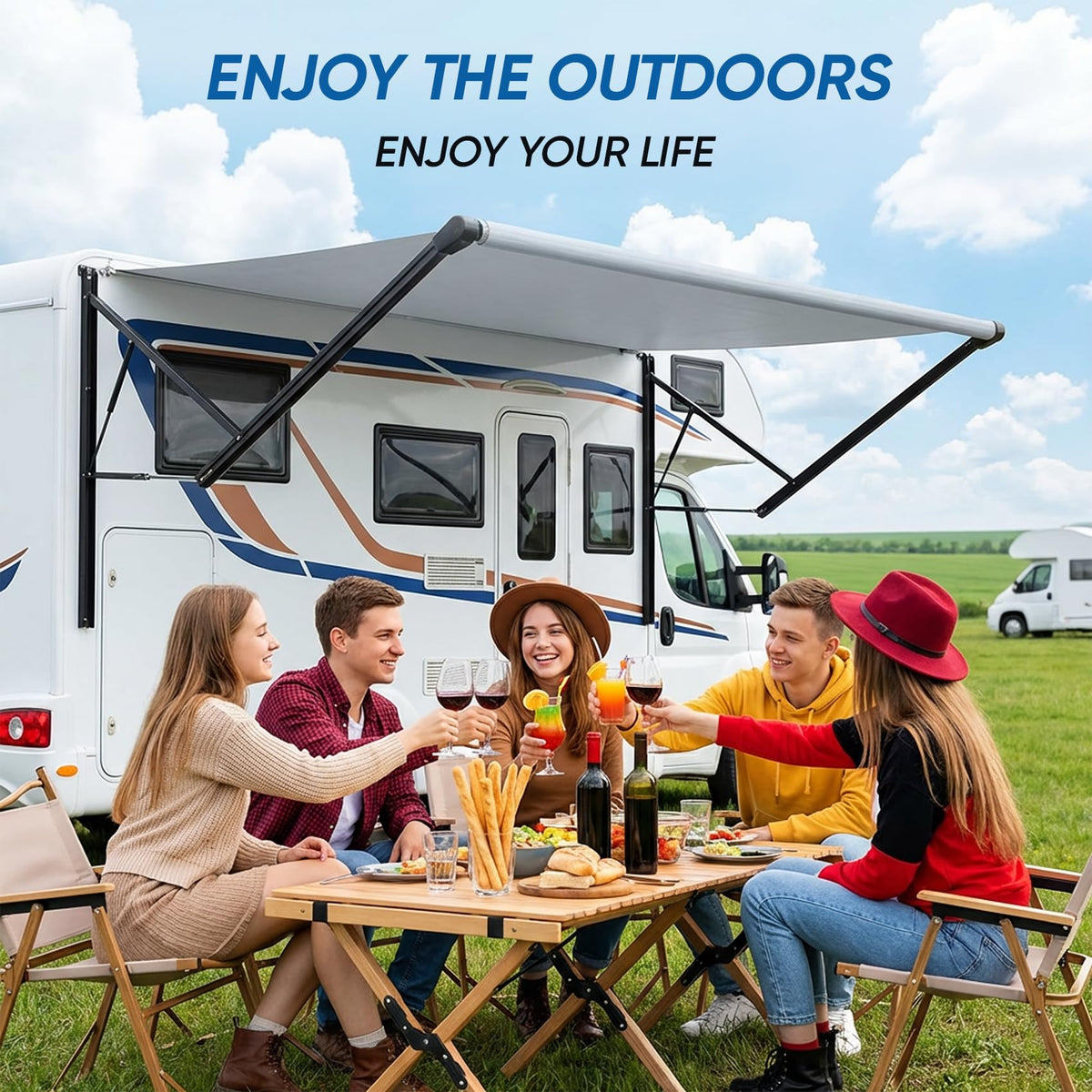 Zgrao lifestyle campsite setting improving shade and comfort