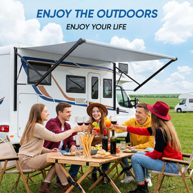 Zgrao lifestyle campsite setting improving shade and comfort