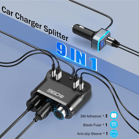 Zhaobeimao close-up LED voltmeter display showing battery voltage for quick monitoring