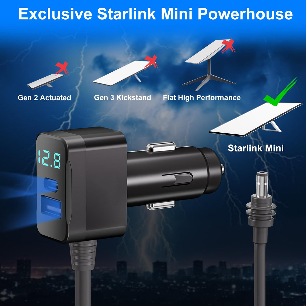 Zhaumim adapter shown next to hand and phone indicating size and portability benefit