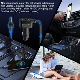 Zhaumim USB-C PD and USB-A ports detail for fast charging phones and tablets