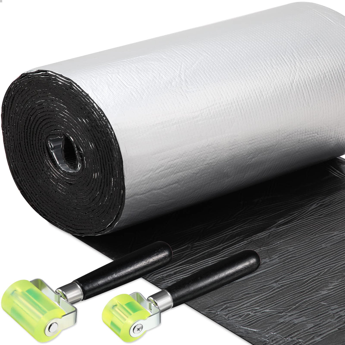 Zhengmy front roll packaging showing large self-adhesive mat and rollers for easy application