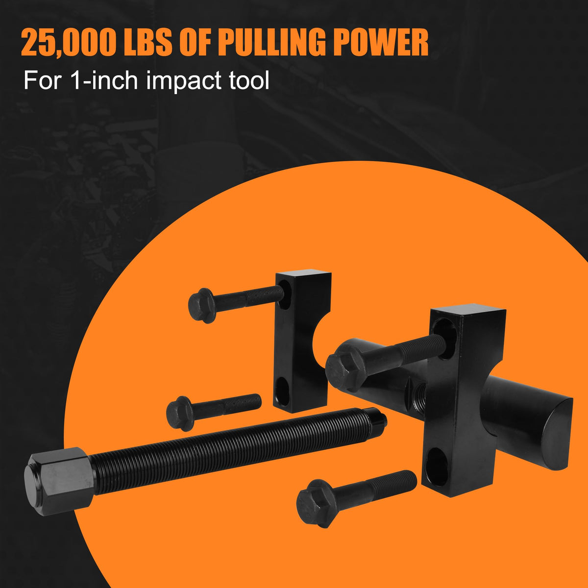 Zhermik yoke puller in use on axle showing fast, safe removal benefit