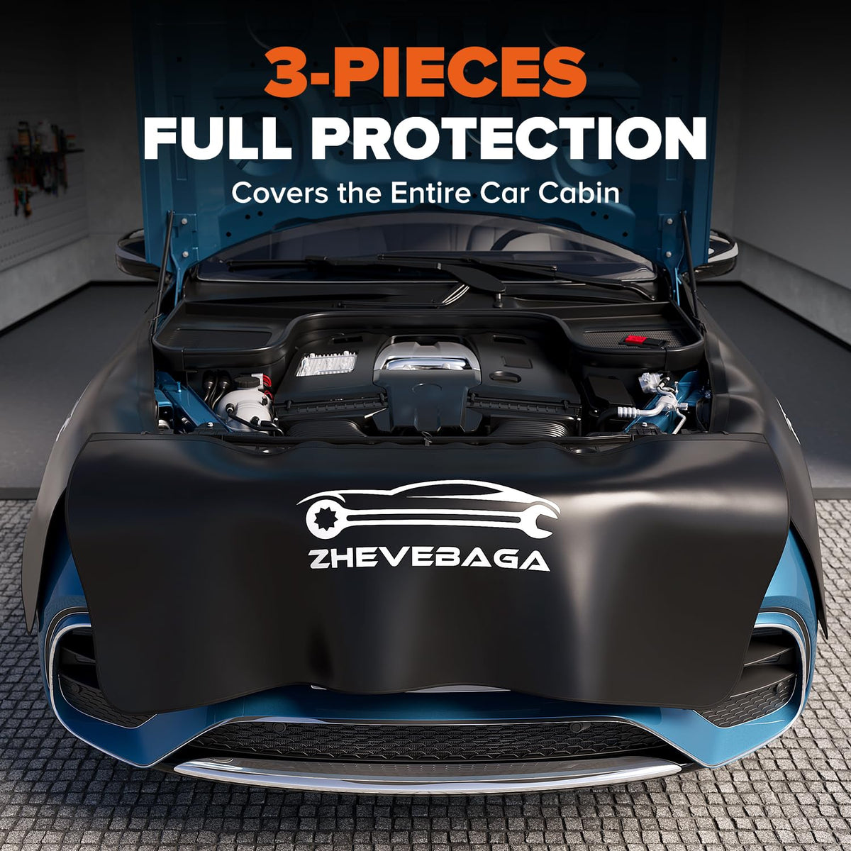 Zhevebaga sewn-in magnets detail showing secure attachment benefit