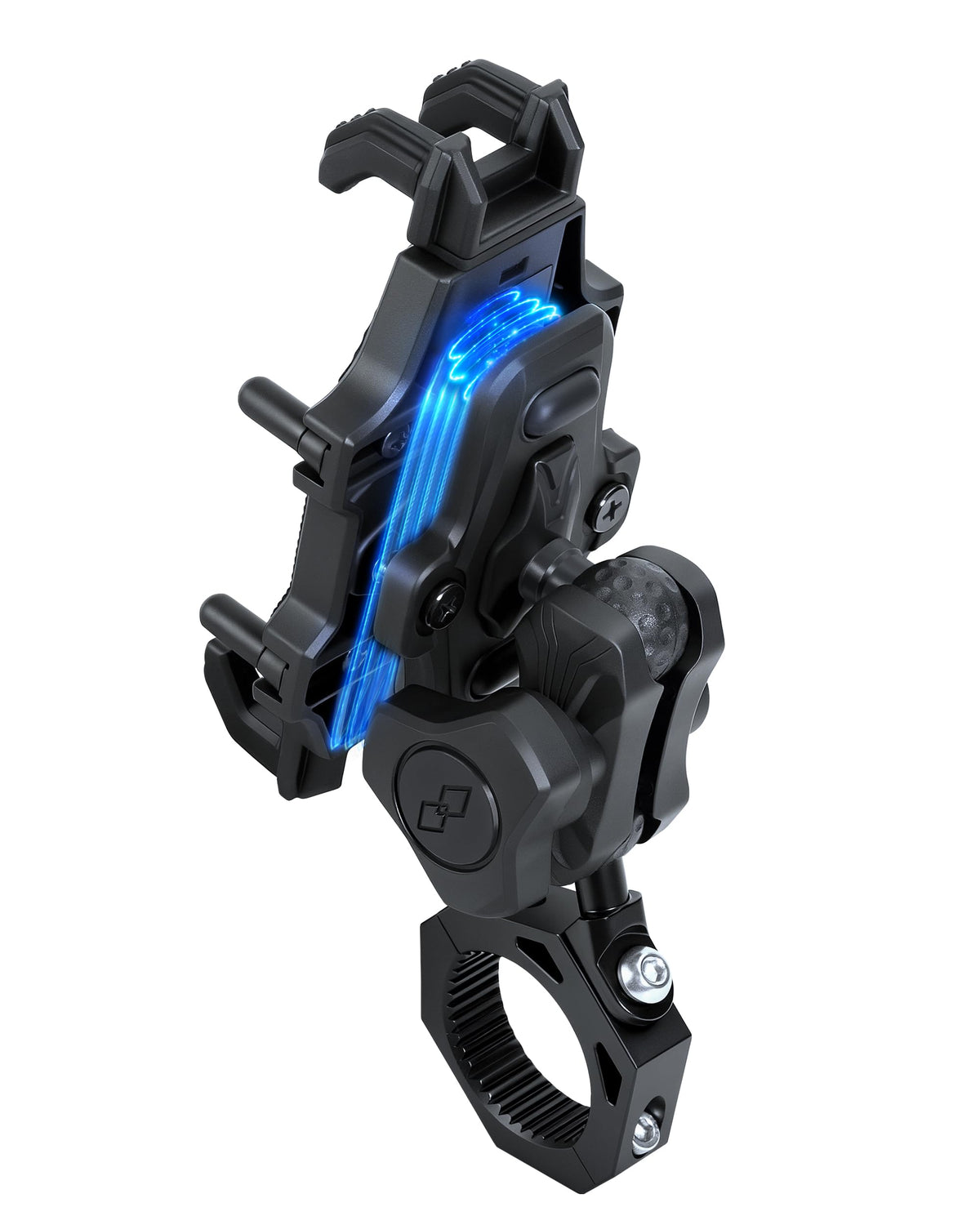 ZHILXN front view mounted on roll bar showing stable hold benefit
