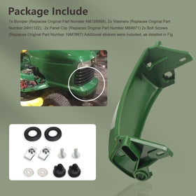 ZHIXING bolts clips and washers laid out to show included hardware for easier installation