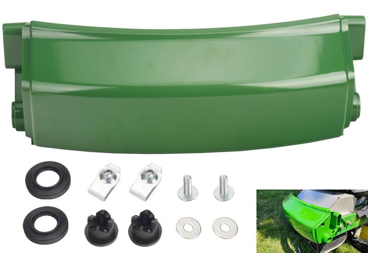 ZHIXING front view of complete bumper hinge kit showing included parts and benefit of full replacement