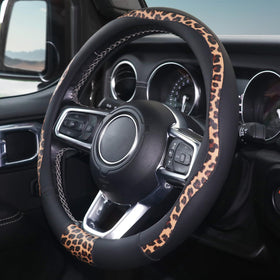 ZHOL cover installed on steering wheel demonstrating improved hold and control