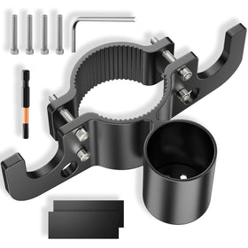 Zholp front view of hitch organizer showing neat chain storage and protection