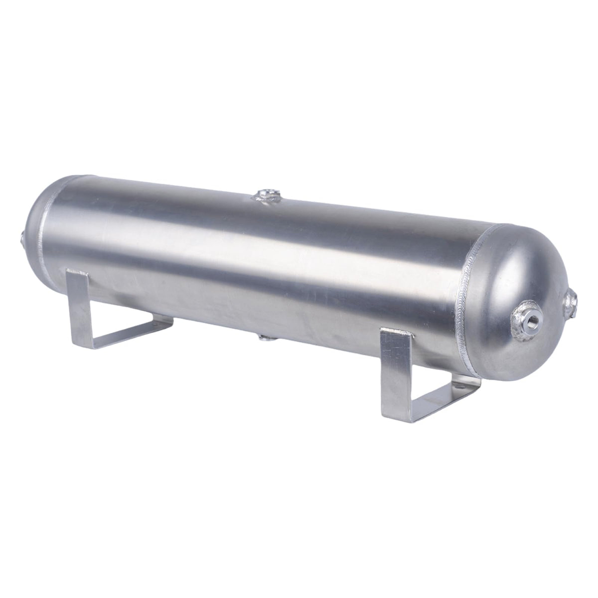 ZHSYMX front view of 5-gallon tank showing ports and finish, adds reliable air storage