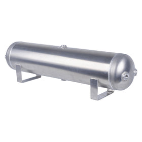 ZHSYMX front view of 5-gallon tank showing ports and finish, adds reliable air storage