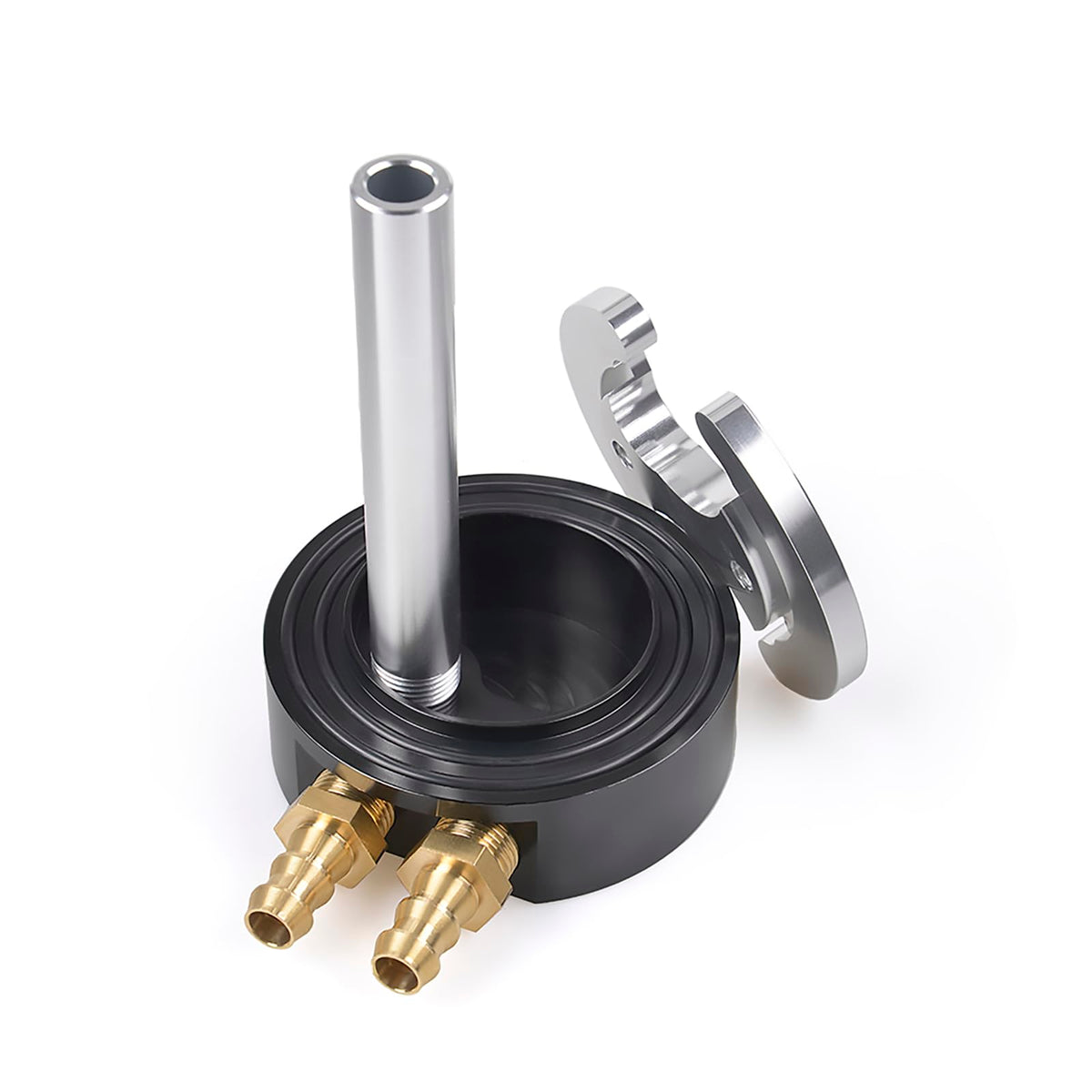 ZHSYMX billet flange close-up highlighting durable T6 aluminum construction