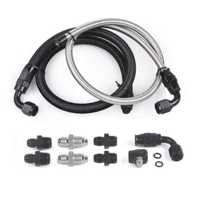 ZHSYMX front packaging showing full AN6 hose kit and included fittings for quick install