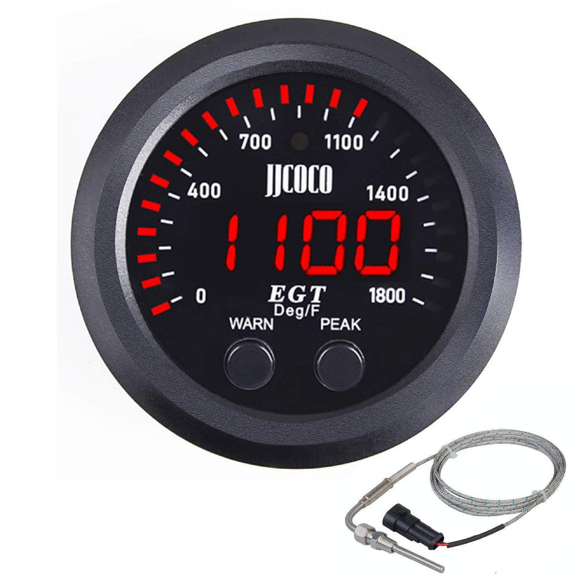 ZHSYMX front view gauge showing clear LED readout and quick readability
