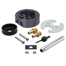 ZHSYMX sump installed in a pickup tank demonstrating separated feed and return