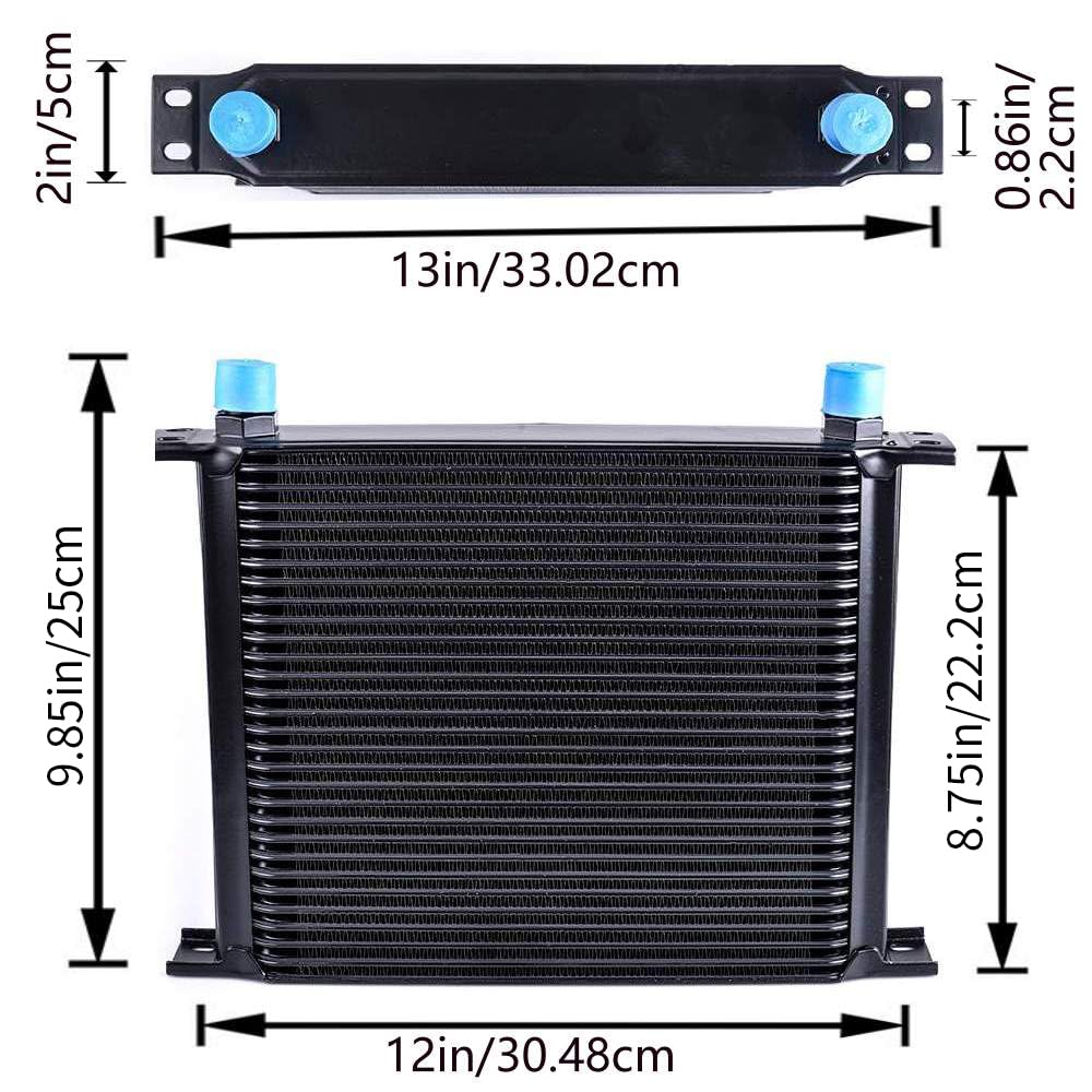 ZHSYMX installed behind radiator in engine bay showing improved airflow cooling