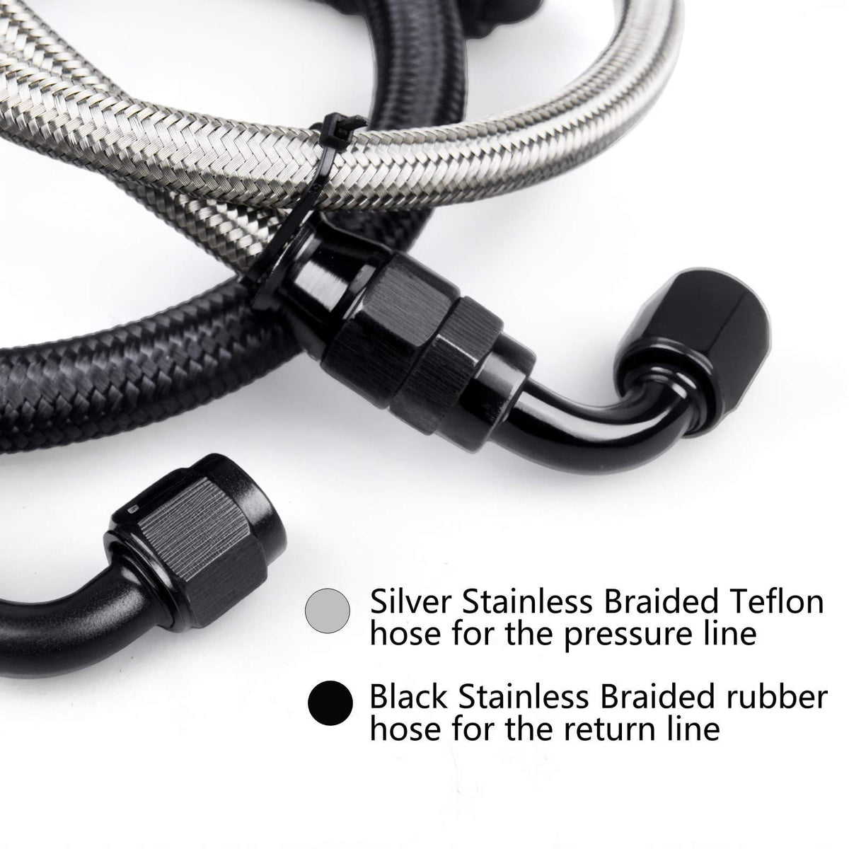 ZHSYMX pressure hose close-up highlighting braided construction for high-pressure durability