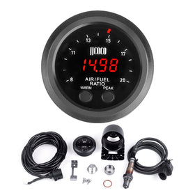 ZHSYMX front view of gauge showing clear AFR display and quick readings