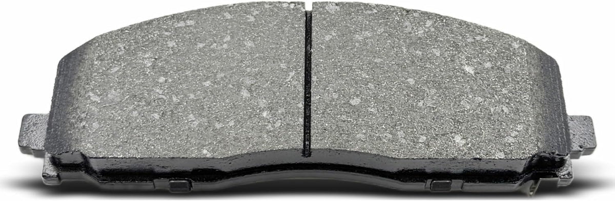 Zhuoyur pad profile close-up highlighting backing plate and chamfer for quieter, smooth engagement