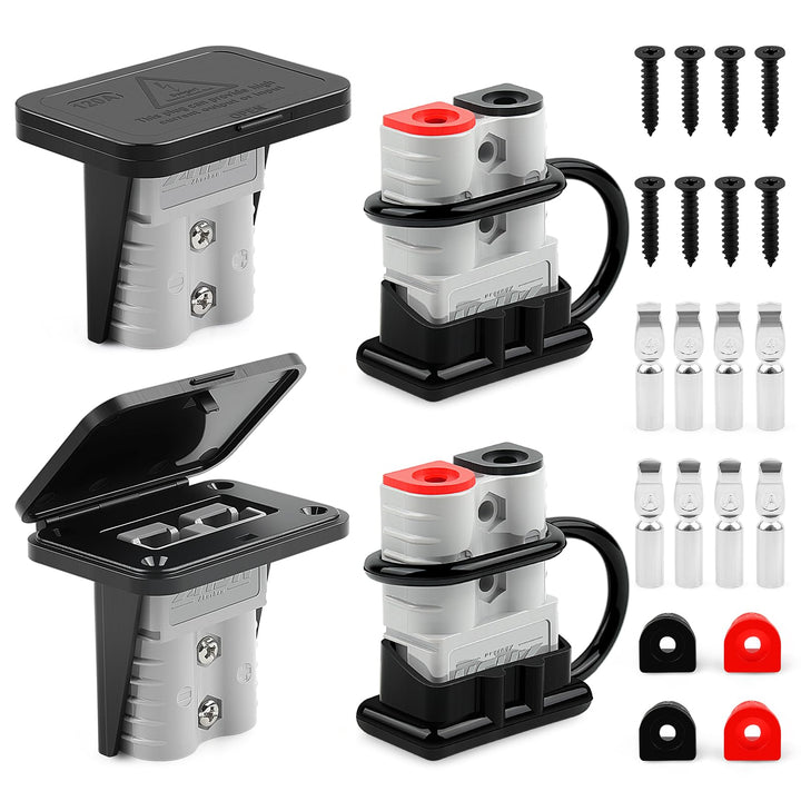 zhushan front view flush mount kit showing complete components and organized layout