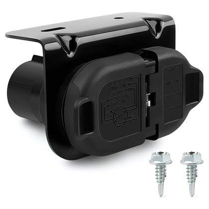 Zhushan front view mounted bracket showing both connectors and easy access benefit